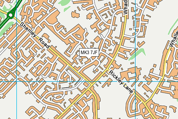 MK3 7JF map - OS VectorMap District (Ordnance Survey) MK3 7JF map - OS VectorMap District (Ordnance Survey)