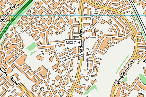 MK3 7JH map - OS VectorMap District (Ordnance Survey) MK3 7JH map - OS VectorMap District (Ordnance Survey)