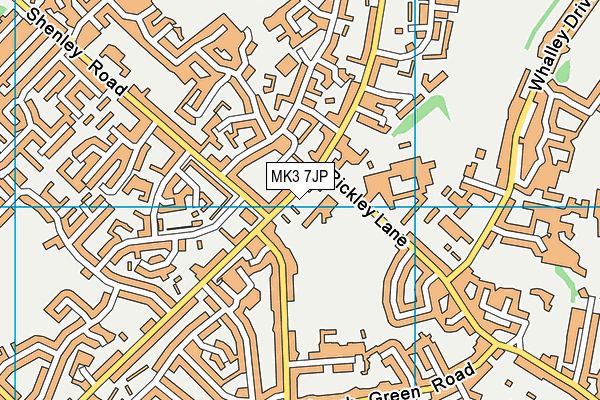 MK3 7JP map - OS VectorMap District (Ordnance Survey) MK3 7JP map - OS VectorMap District (Ordnance Survey)