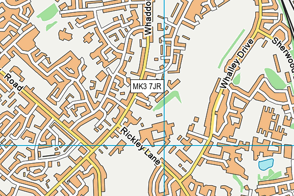 MK3 7JR map - OS VectorMap District (Ordnance Survey) MK3 7JR map - OS VectorMap District (Ordnance Survey)