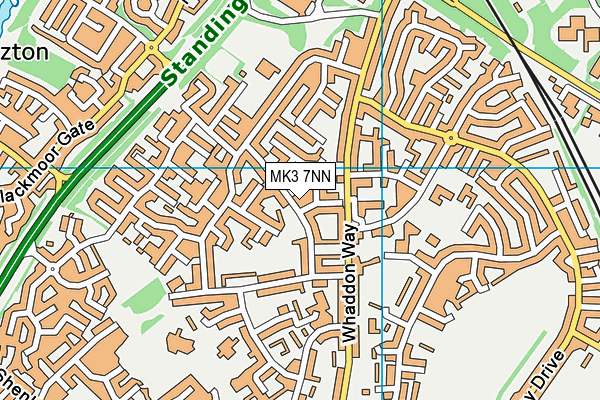 MK3 7NN map - OS VectorMap District (Ordnance Survey) MK3 7NN map - OS VectorMap District (Ordnance Survey)