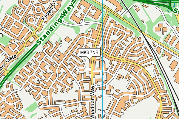 MK3 7NR map - OS VectorMap District (Ordnance Survey) MK3 7NR map - OS VectorMap District (Ordnance Survey)