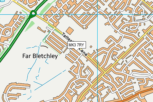 MK3 7RY map - OS VectorMap District (Ordnance Survey) MK3 7RY map - OS VectorMap District (Ordnance Survey)