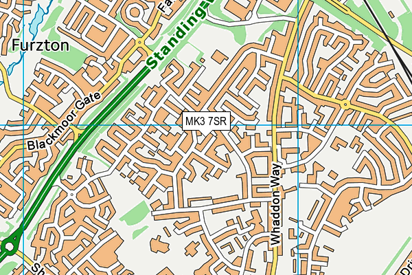 MK3 7SR map - OS VectorMap District (Ordnance Survey) MK3 7SR map - OS VectorMap District (Ordnance Survey)