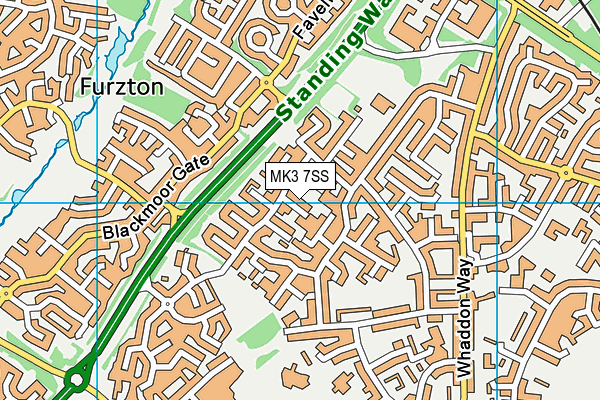 MK3 7SS map - OS VectorMap District (Ordnance Survey) MK3 7SS map - OS VectorMap District (Ordnance Survey)