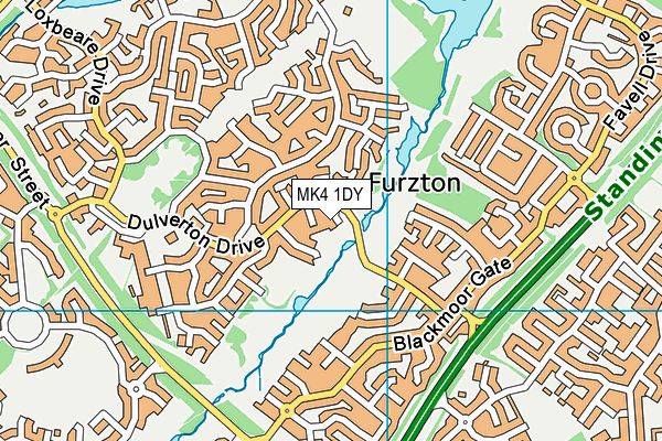 MK4 1DY map - OS VectorMap District (Ordnance Survey) MK4 1DY map - OS VectorMap District (Ordnance Survey)