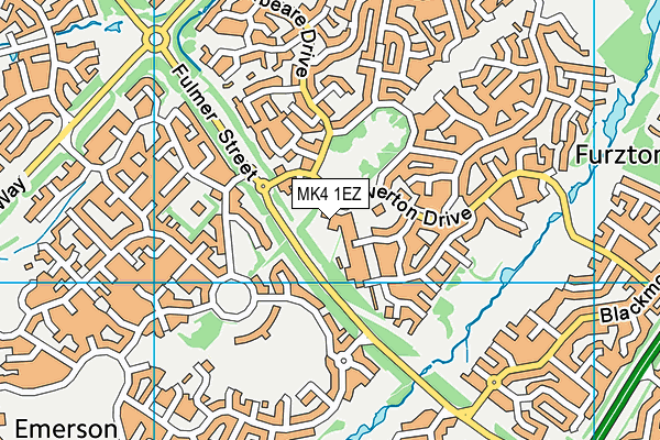MK4 1EZ map - OS VectorMap District (Ordnance Survey) MK4 1EZ map - OS VectorMap District (Ordnance Survey)