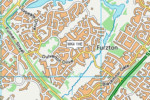 MK4 1HE map - OS VectorMap District (Ordnance Survey) MK4 1HE map - OS VectorMap District (Ordnance Survey)