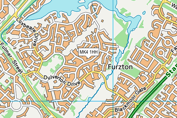 MK4 1HH map - OS VectorMap District (Ordnance Survey) MK4 1HH map - OS VectorMap District (Ordnance Survey)