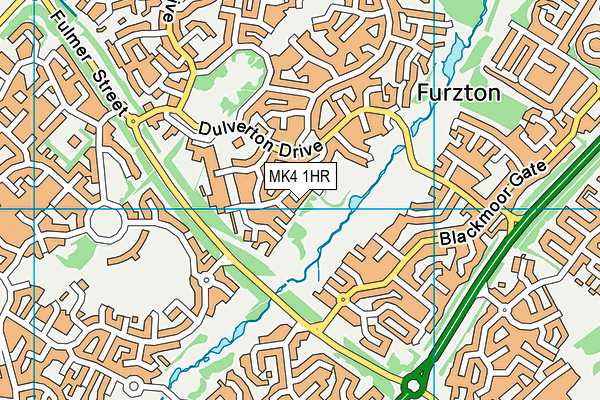 MK4 1HR map - OS VectorMap District (Ordnance Survey) MK4 1HR map - OS VectorMap District (Ordnance Survey)