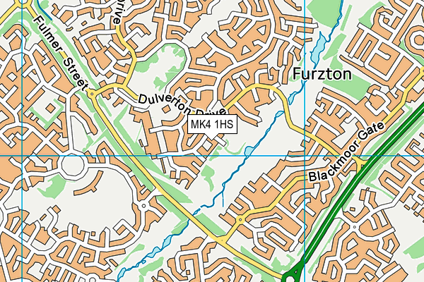 MK4 1HS map - OS VectorMap District (Ordnance Survey) MK4 1HS map - OS VectorMap District (Ordnance Survey)