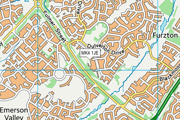 MK4 1JE map - OS VectorMap District (Ordnance Survey) MK4 1JE map - OS VectorMap District (Ordnance Survey)