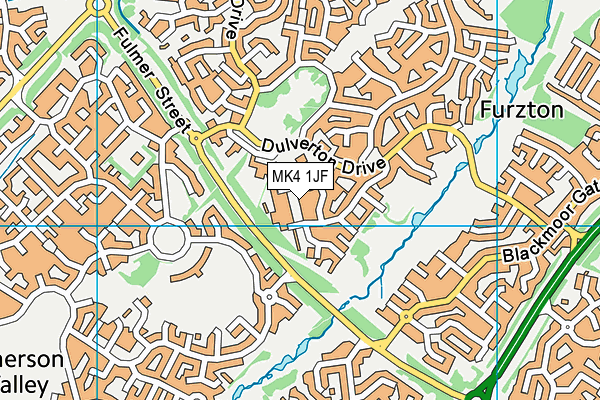 MK4 1JF map - OS VectorMap District (Ordnance Survey) MK4 1JF map - OS VectorMap District (Ordnance Survey)