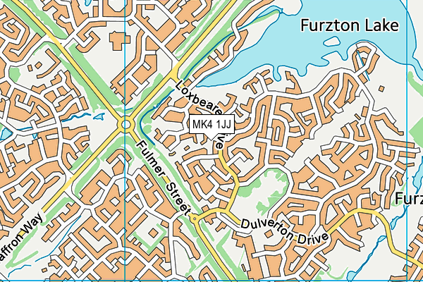 MK4 1JJ map - OS VectorMap District (Ordnance Survey) MK4 1JJ map - OS VectorMap District (Ordnance Survey)