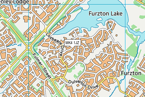 MK4 1JZ map - OS VectorMap District (Ordnance Survey) MK4 1JZ map - OS VectorMap District (Ordnance Survey)