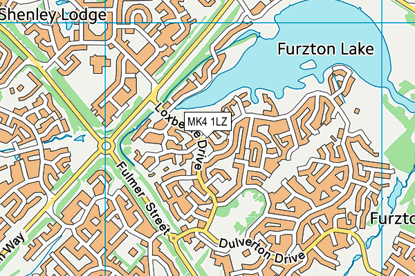 MK4 1LZ map - OS VectorMap District (Ordnance Survey) MK4 1LZ map - OS VectorMap District (Ordnance Survey)