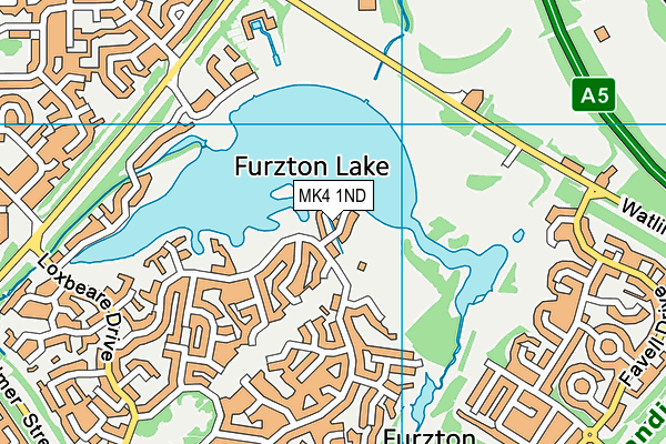 MK4 1ND map - OS VectorMap District (Ordnance Survey) MK4 1ND map - OS VectorMap District (Ordnance Survey)