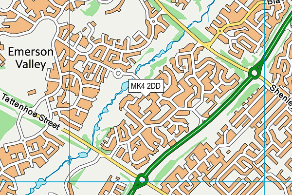 MK4 2DD map - OS VectorMap District (Ordnance Survey) MK4 2DD map - OS VectorMap District (Ordnance Survey)