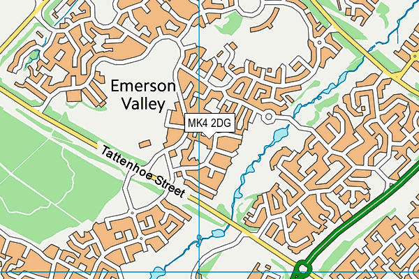 MK4 2DG map - OS VectorMap District (Ordnance Survey) MK4 2DG map - OS VectorMap District (Ordnance Survey)