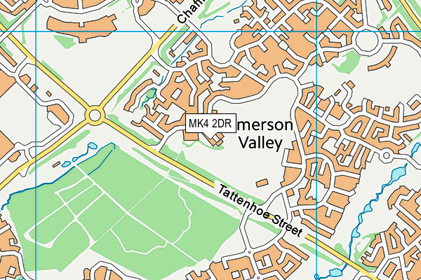 MK4 2DR map - OS VectorMap District (Ordnance Survey) MK4 2DR map - OS VectorMap District (Ordnance Survey)