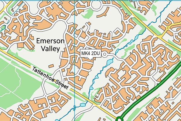 MK4 2DU map - OS VectorMap District (Ordnance Survey) MK4 2DU map - OS VectorMap District (Ordnance Survey)