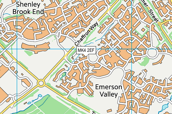 MK4 2EF map - OS VectorMap District (Ordnance Survey) MK4 2EF map - OS VectorMap District (Ordnance Survey)