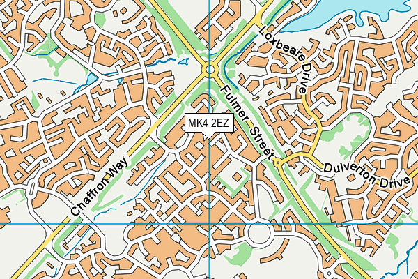 MK4 2EZ map - OS VectorMap District (Ordnance Survey) MK4 2EZ map - OS VectorMap District (Ordnance Survey)