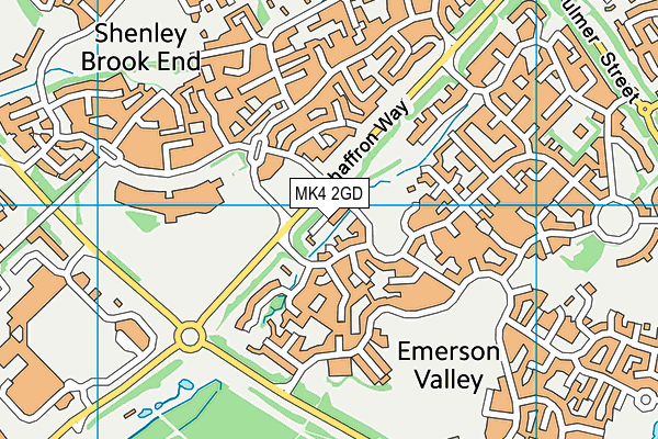 MK4 2GD map - OS VectorMap District (Ordnance Survey) MK4 2GD map - OS VectorMap District (Ordnance Survey)