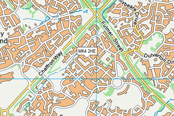 MK4 2HE map - OS VectorMap District (Ordnance Survey) MK4 2HE map - OS VectorMap District (Ordnance Survey)