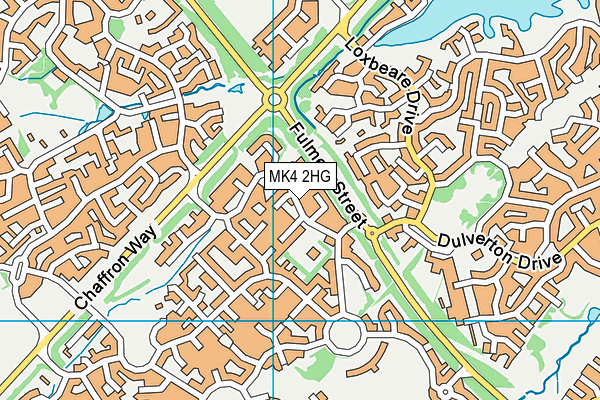 MK4 2HG map - OS VectorMap District (Ordnance Survey) MK4 2HG map - OS VectorMap District (Ordnance Survey)