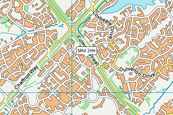 MK4 2HH map - OS VectorMap District (Ordnance Survey) MK4 2HH map - OS VectorMap District (Ordnance Survey)