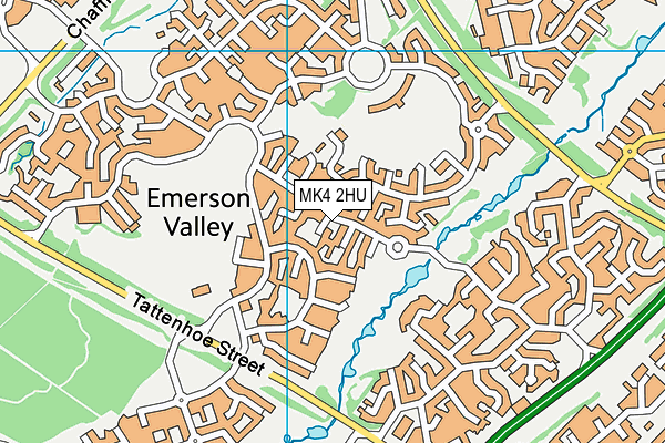 MK4 2HU map - OS VectorMap District (Ordnance Survey) MK4 2HU map - OS VectorMap District (Ordnance Survey)