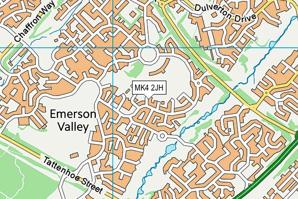 MK4 2JH map - OS VectorMap District (Ordnance Survey) MK4 2JH map - OS VectorMap District (Ordnance Survey)