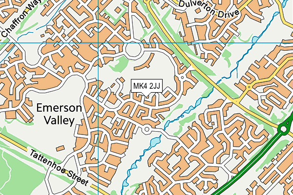 MK4 2JJ map - OS VectorMap District (Ordnance Survey) MK4 2JJ map - OS VectorMap District (Ordnance Survey)