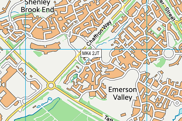MK4 2JT map - OS VectorMap District (Ordnance Survey) MK4 2JT map - OS VectorMap District (Ordnance Survey)