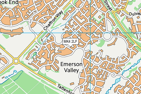 MK4 2LF map - OS VectorMap District (Ordnance Survey) MK4 2LF map - OS VectorMap District (Ordnance Survey)
