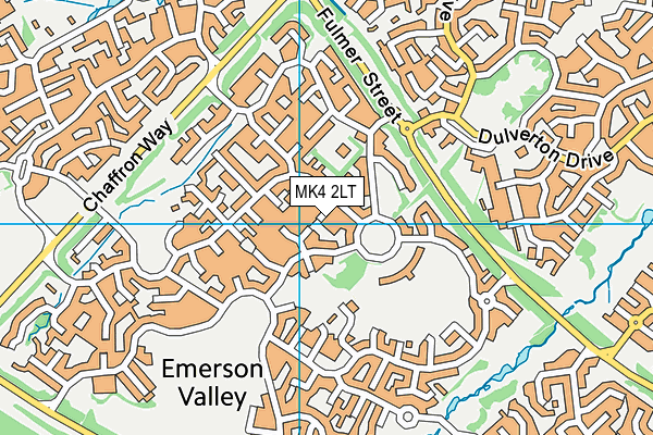MK4 2LT map - OS VectorMap District (Ordnance Survey) MK4 2LT map - OS VectorMap District (Ordnance Survey)