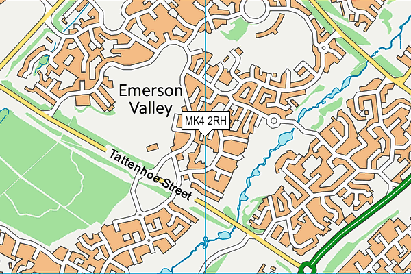 MK4 2RH map - OS VectorMap District (Ordnance Survey) MK4 2RH map - OS VectorMap District (Ordnance Survey)