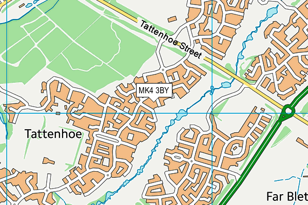 MK4 3BY map - OS VectorMap District (Ordnance Survey) MK4 3BY map - OS VectorMap District (Ordnance Survey)