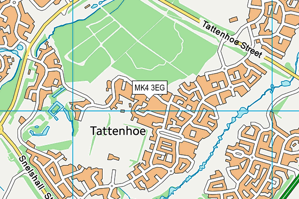 MK4 3EG map - OS VectorMap District (Ordnance Survey) MK4 3EG map - OS VectorMap District (Ordnance Survey)