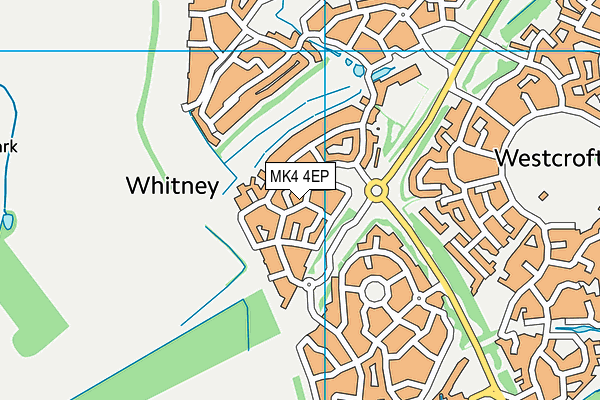 MK4 4EP map - OS VectorMap District (Ordnance Survey) MK4 4EP map - OS VectorMap District (Ordnance Survey)