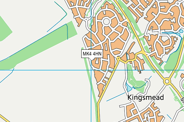 MK4 4HN map - OS VectorMap District (Ordnance Survey) MK4 4HN map - OS VectorMap District (Ordnance Survey)