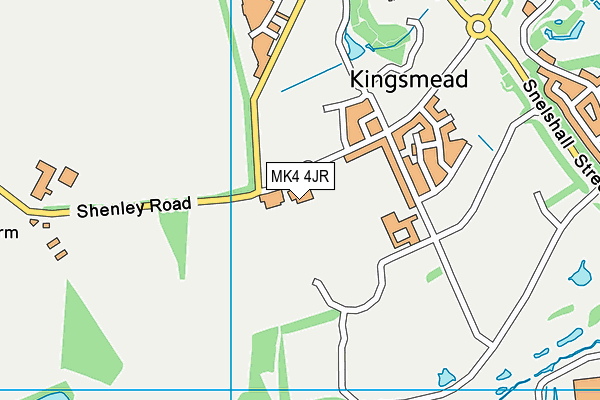 MK4 4JR map - OS VectorMap District (Ordnance Survey) MK4 4JR map - OS VectorMap District (Ordnance Survey)