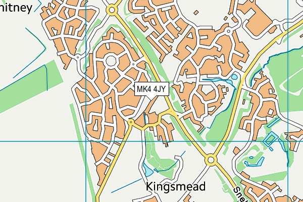 MK4 4JY map - OS VectorMap District (Ordnance Survey) MK4 4JY map - OS VectorMap District (Ordnance Survey)