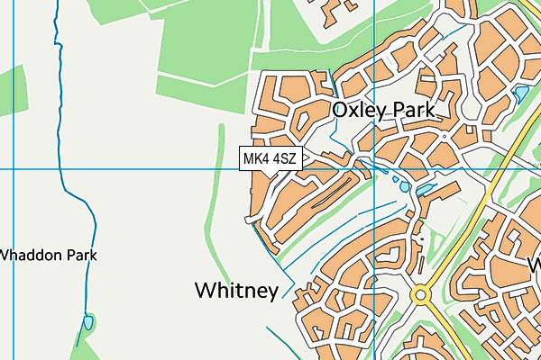 MK4 4SZ map - OS VectorMap District (Ordnance Survey) MK4 4SZ map - OS VectorMap District (Ordnance Survey)