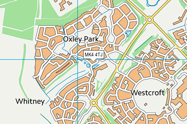 MK4 4TJ map - OS VectorMap District (Ordnance Survey) MK4 4TJ map - OS VectorMap District (Ordnance Survey)