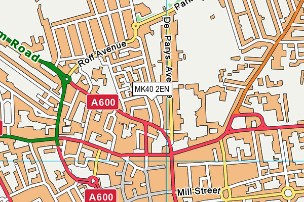MK40 2EN map - OS VectorMap District (Ordnance Survey)