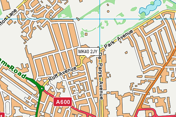 MK40 2JY map - OS VectorMap District (Ordnance Survey) MK40 2JY map - OS VectorMap District (Ordnance Survey)
