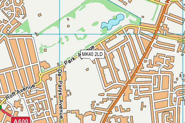 MK40 2LD map - OS VectorMap District (Ordnance Survey) MK40 2LD map - OS VectorMap District (Ordnance Survey)