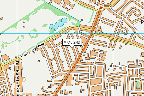 MK40 2ND map - OS VectorMap District (Ordnance Survey) MK40 2ND map - OS VectorMap District (Ordnance Survey)